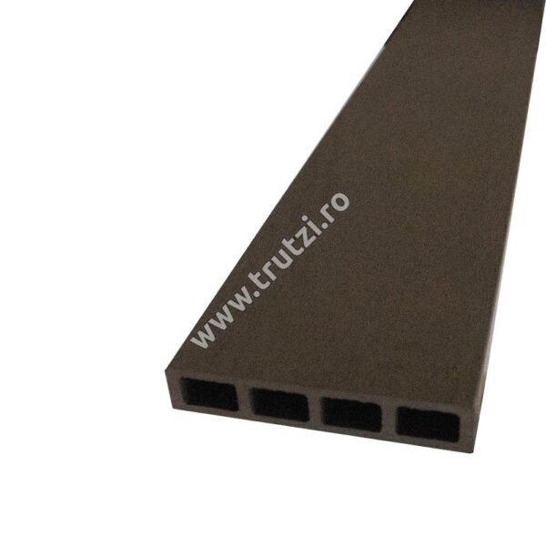 1541420 WPC tvoros koriniai vartai 102x20x4000mm, TAMSIAI RUDA