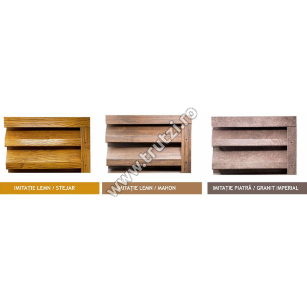 2932610 Tvoros komplektas Žaliuzių atlasas Modelis Medžio/akmens imitacija - Image 3
