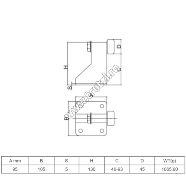 61654  105X95MM, 130MM - Image 2