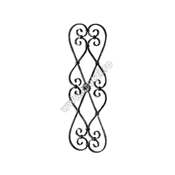 1303916 KALSTOJŲ PLOKŠČIŲ SEKTA. 16X6MM SPAUSDINTAS, AŠ 800MM, P 270MM