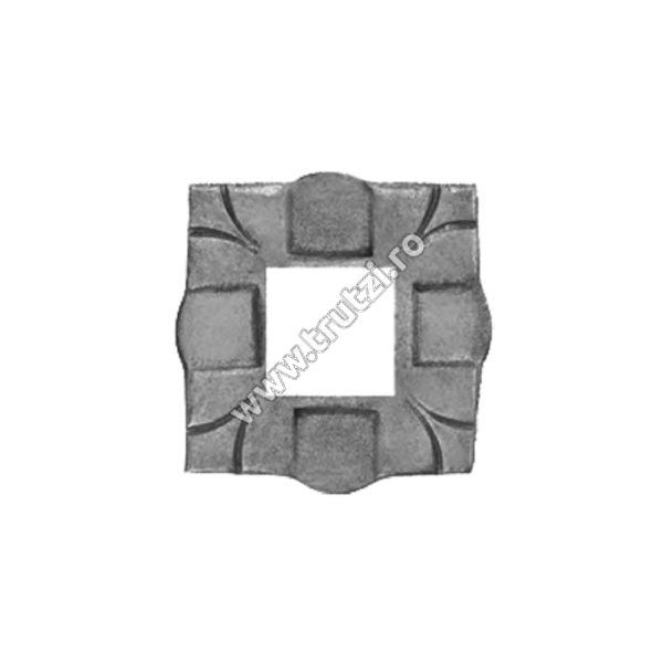 45330 KALSTOTA PLOKŠTĖ. BALUSTRADA 110X110MM, SKULĖ 30X30MM, GR. 8 mm