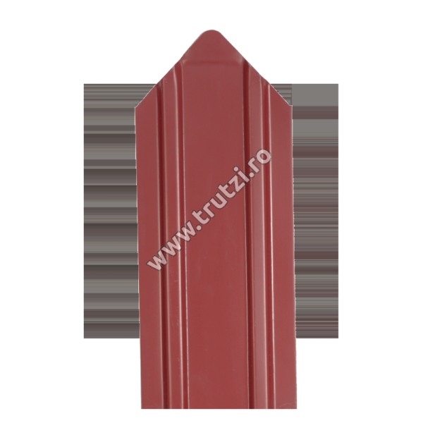 2931617 RAUDONOS ŠLEPEČĖS RAL 3009 H 1700 L 100 GR. VIENOJE PUSĖJE DAŽYTA 0,45 MM