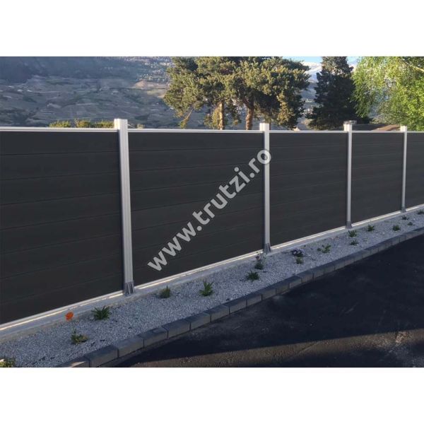 1012020 WPC FENCE CELLULAR ROCK 102x20x2000MM, JUODA - Image 2